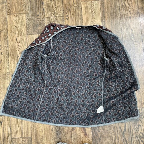 Vintage Yves Saint Laurent Rive Gauche Leopard Print Cardigan Sweater 36 French - Picture 9 of 10